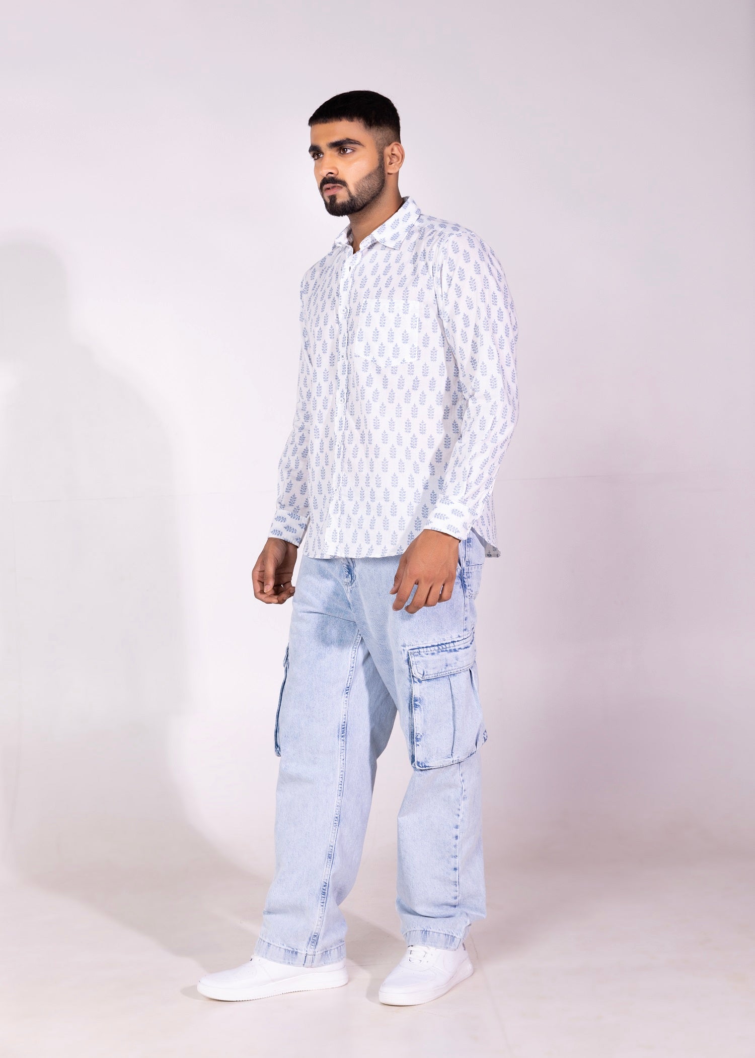 Men's Full Sleeve Shirt Collar