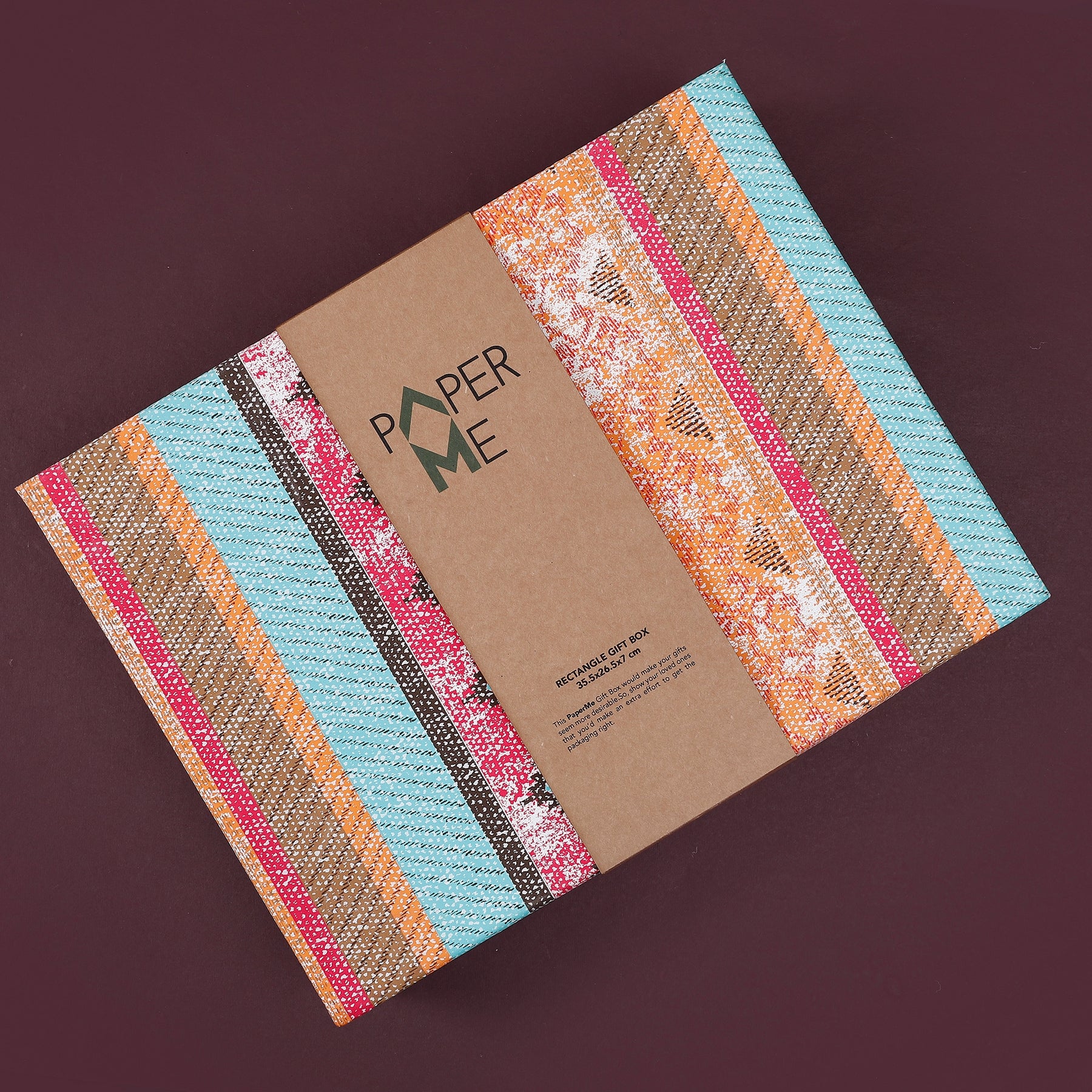 Kaalen Multicolor Rectangle Gift Box