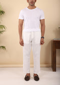 Natural Regular Cotton Straight Pant