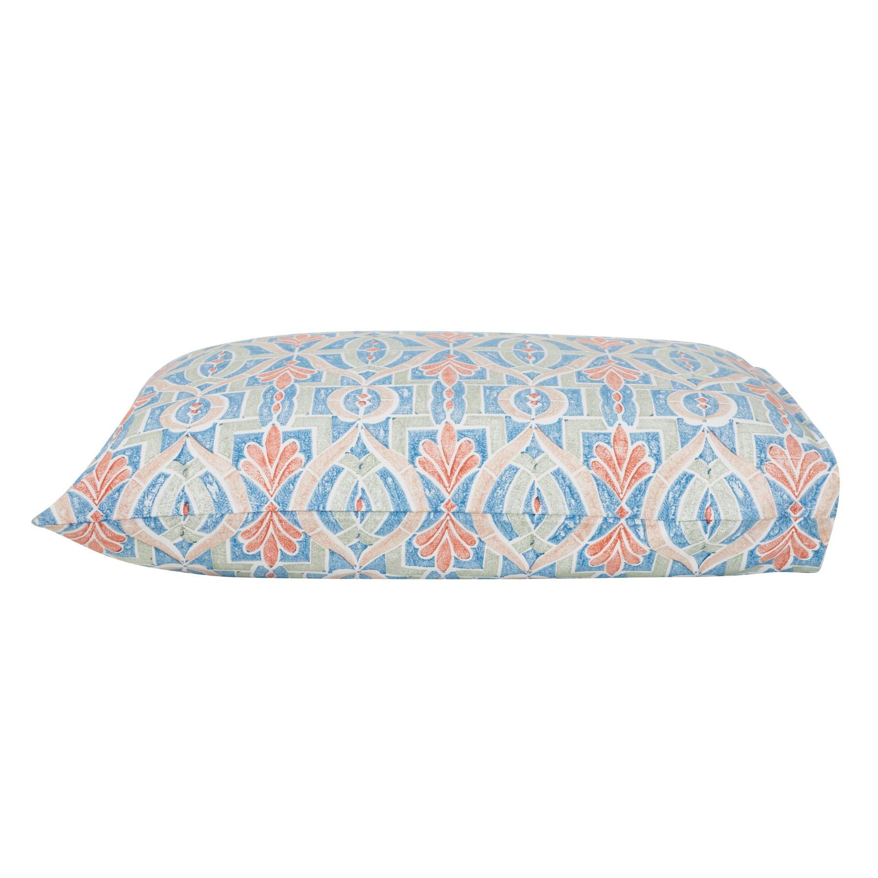 Windy Days Multi Hand Block Print Cotton Pillow Cover Ratan Texprocess Pvt. Ltd