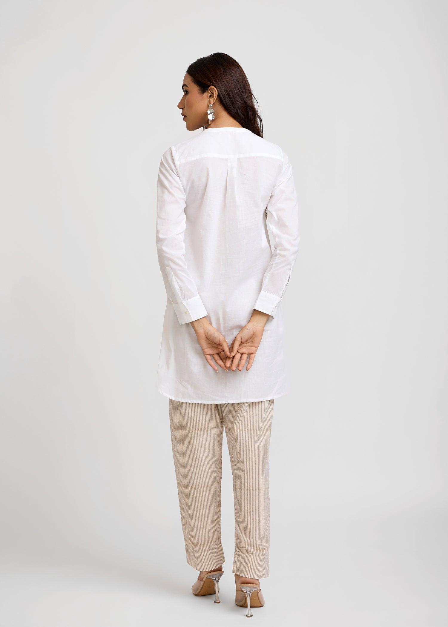 White Summer Tunic Ratan Jaipur