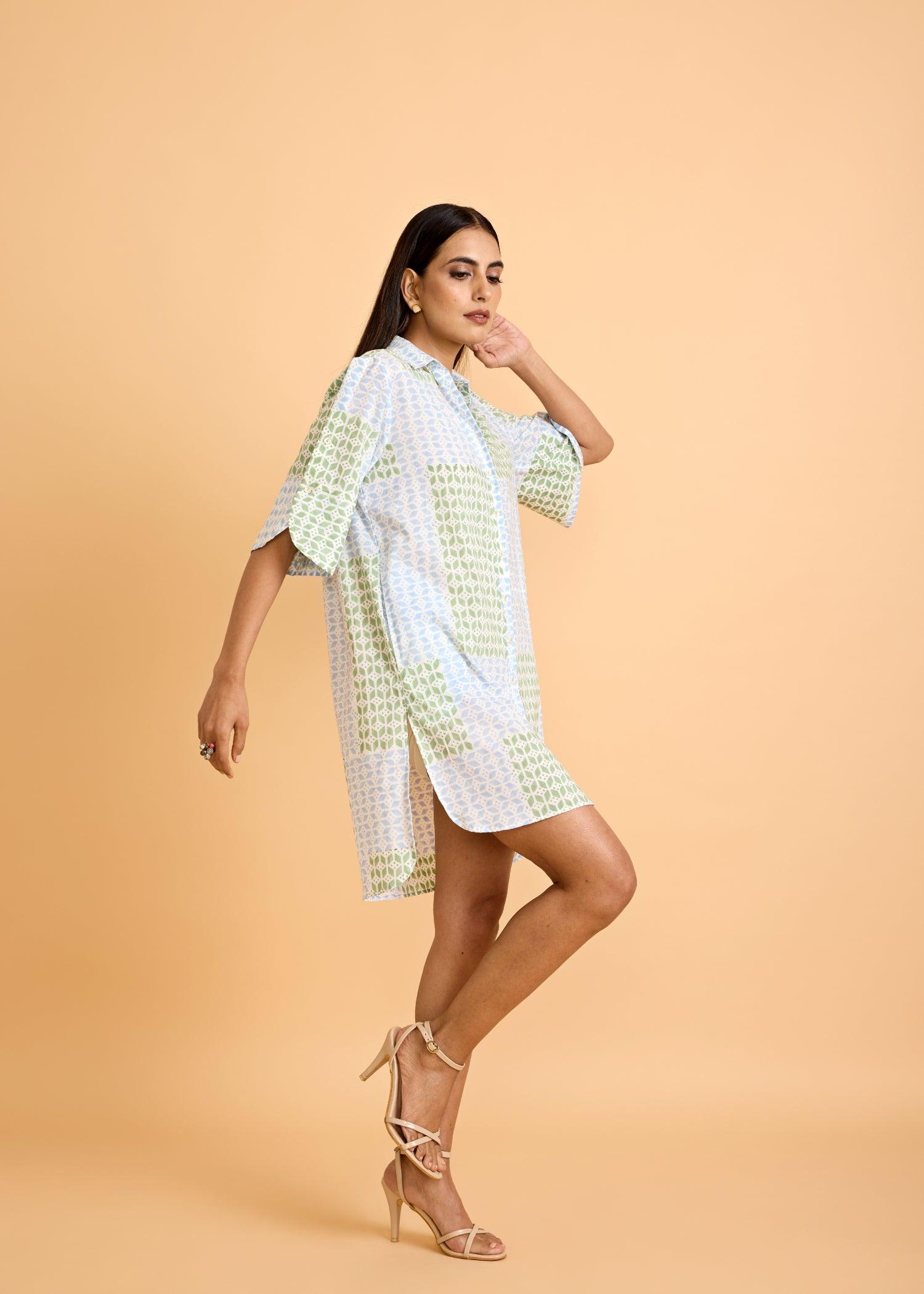 Jali Shirt Dress