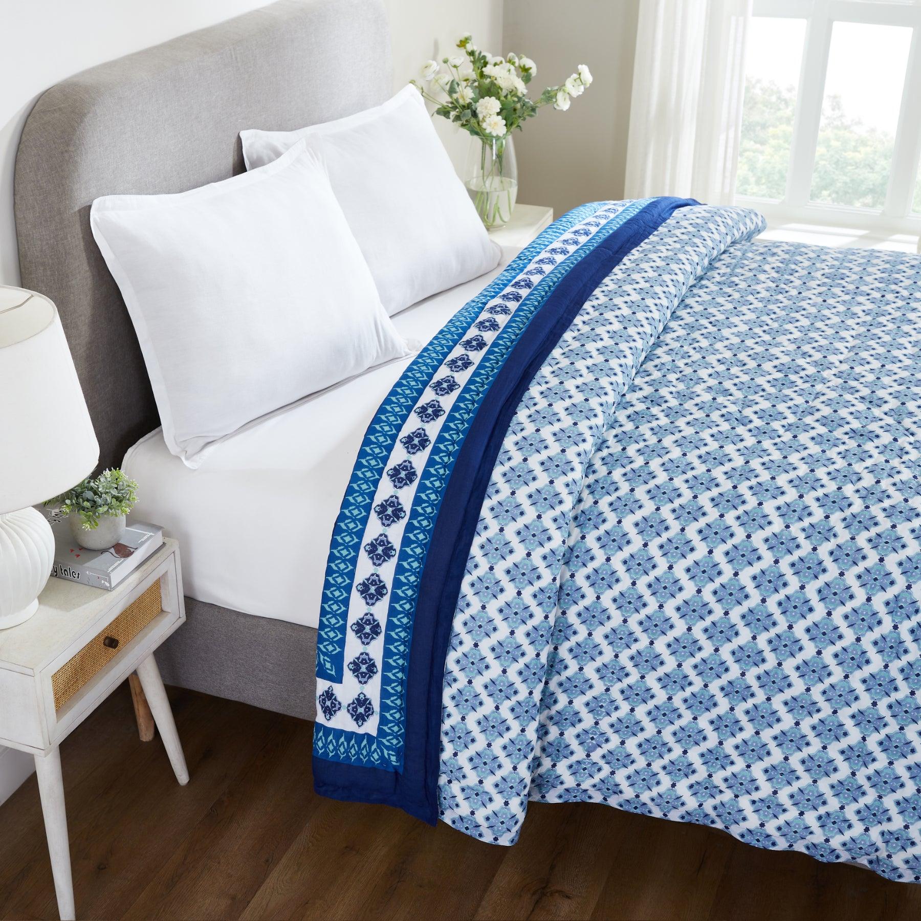 Uzbek Ikat Cotton Quilt Ratan Texprocess Pvt. Ltd
