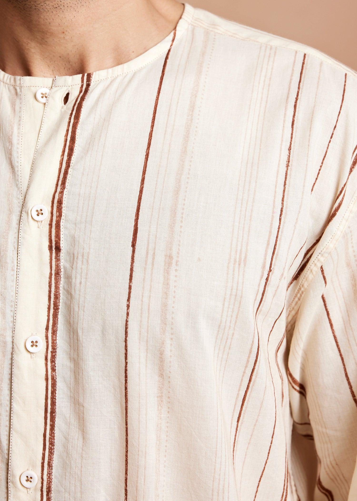 Creme Regular Cotton Essential Baggy Half Sleeve Shirt Ratan Texprocess Pvt. Ltd