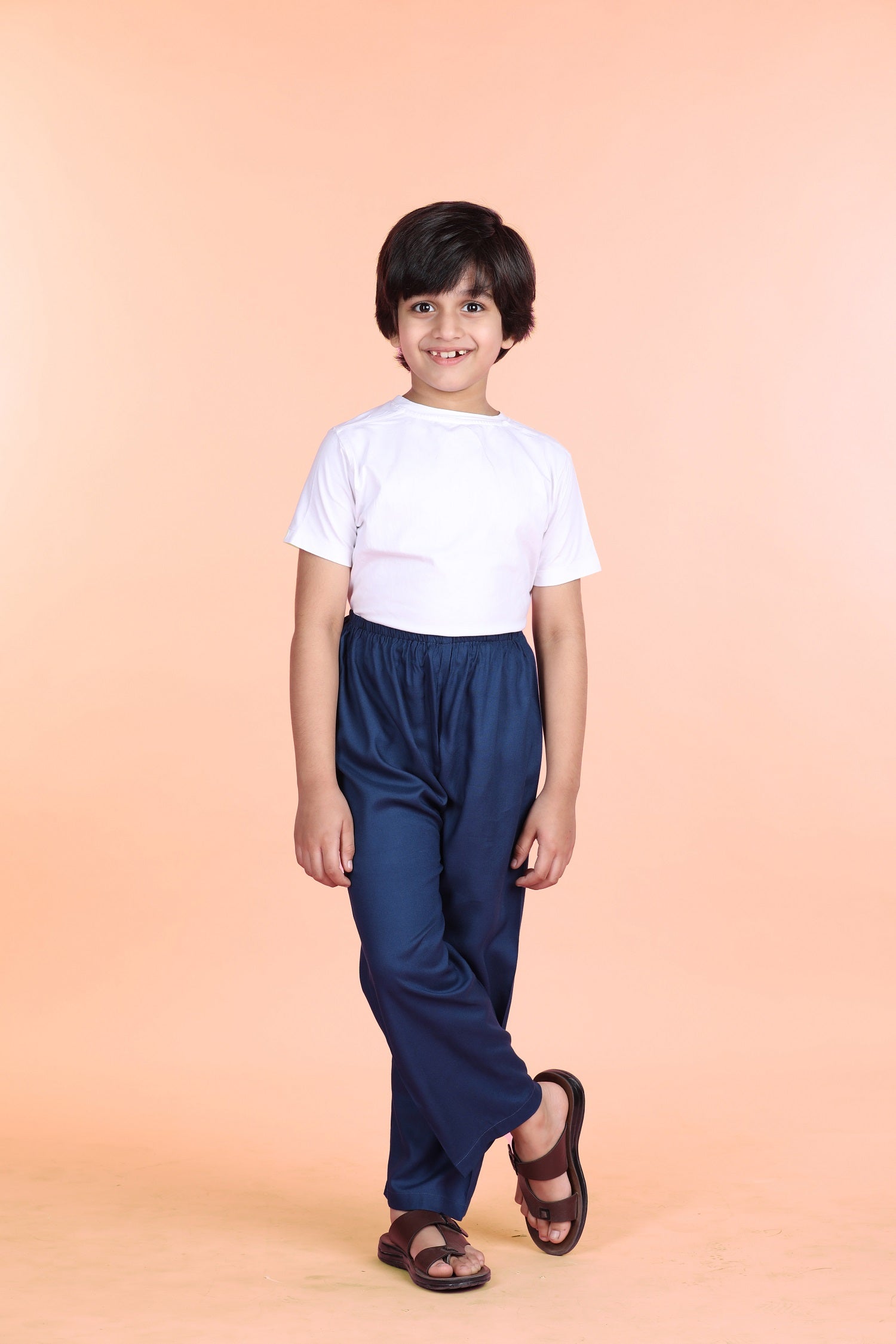 Blue Pyjama Pants Boys (6 Months-14 Years) Ratan Jaipur