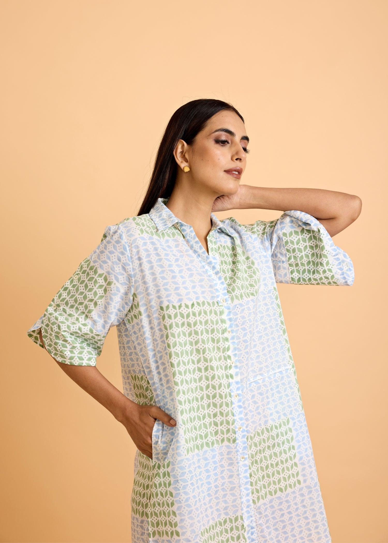 Jali Shirt Dress
