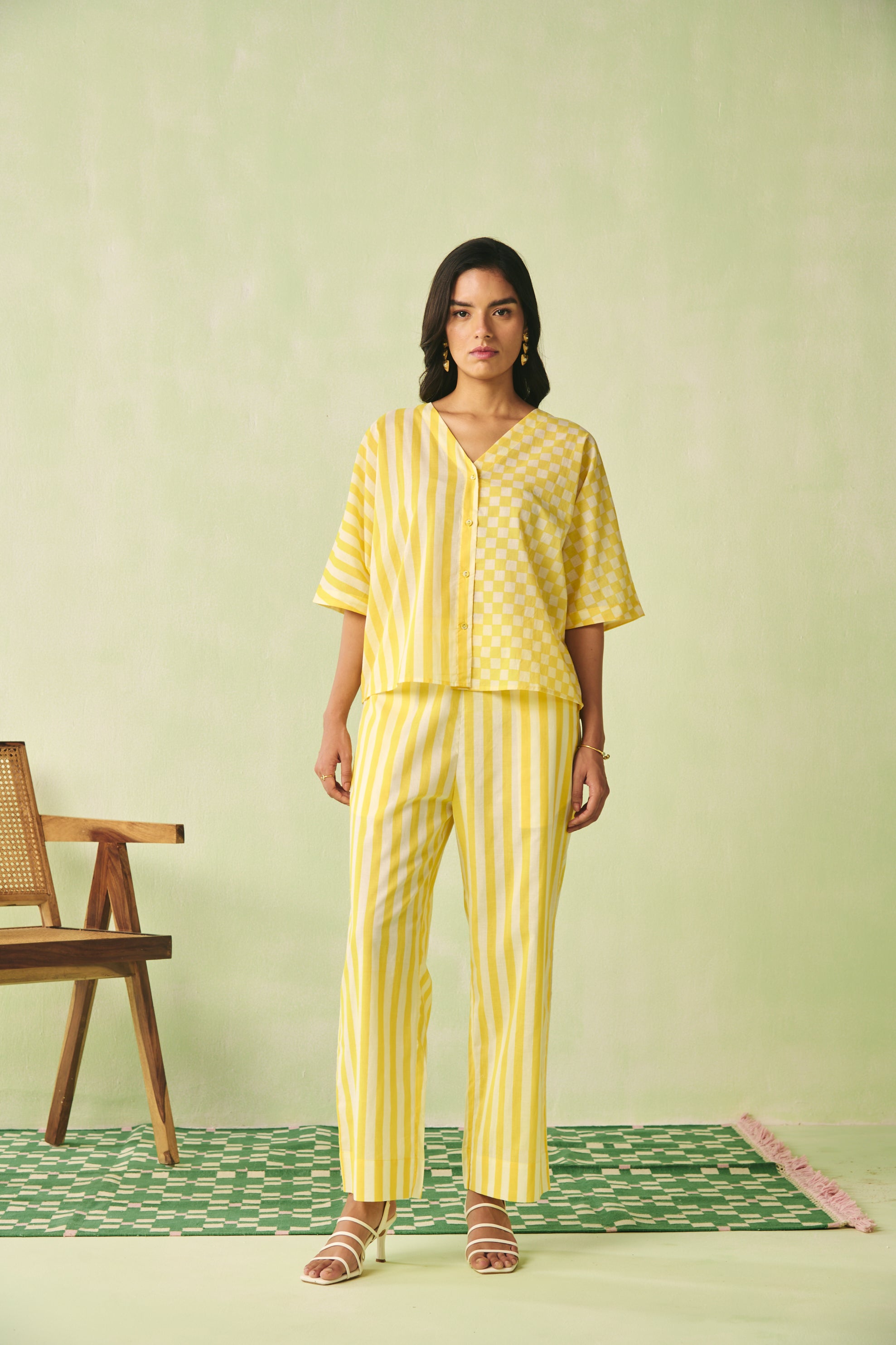 V-Neck Oversized Top