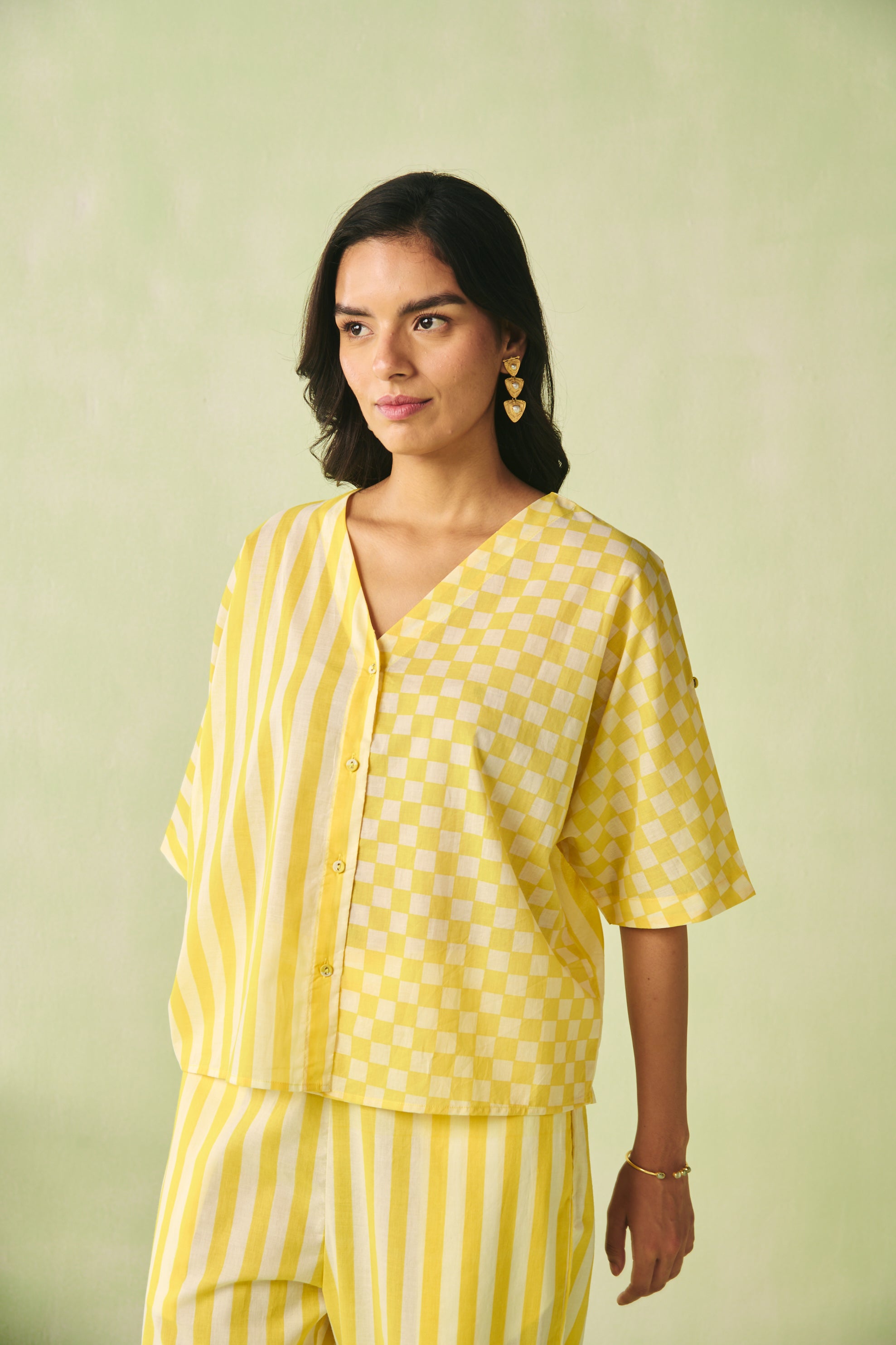 V-Neck Oversized Top