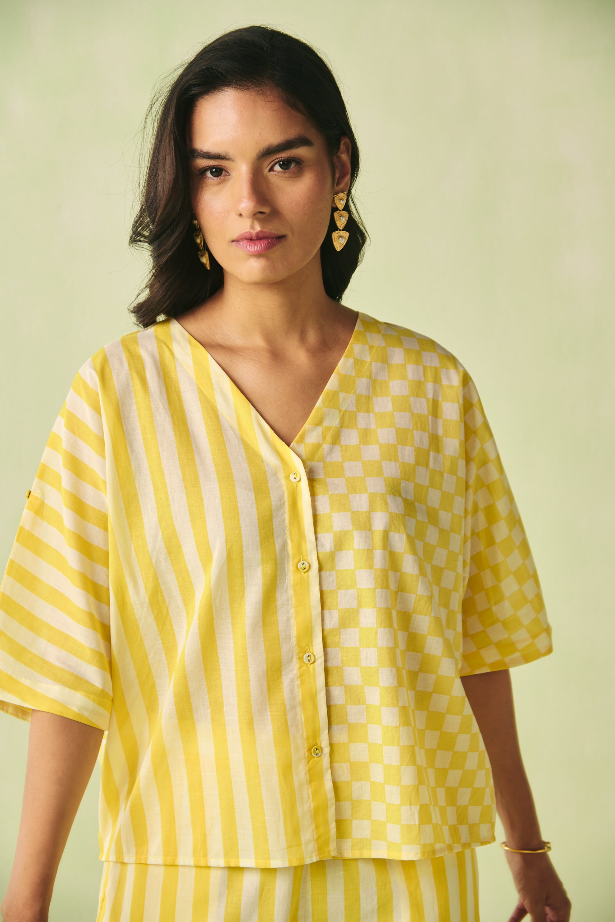 V-Neck Oversized Top