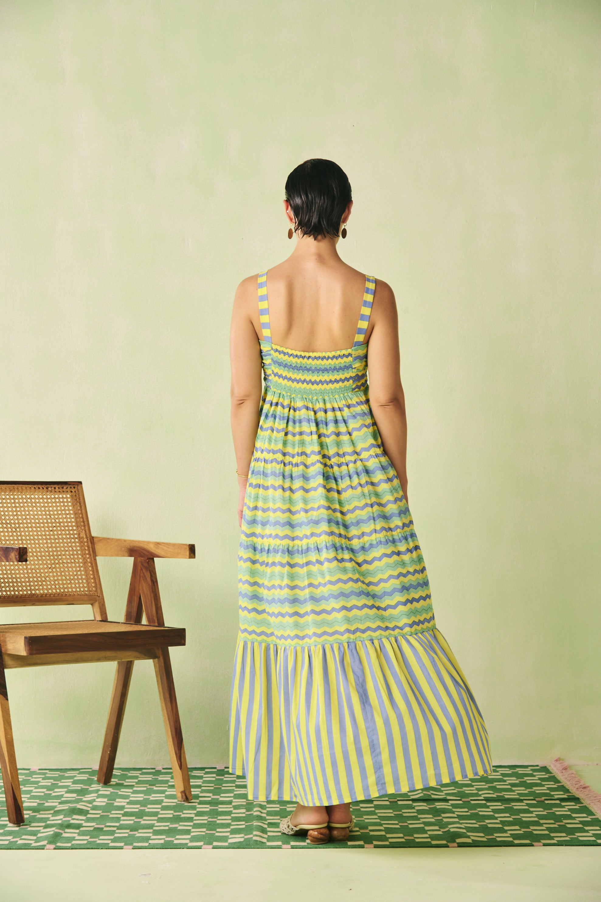 Square Neck Maxi Dress