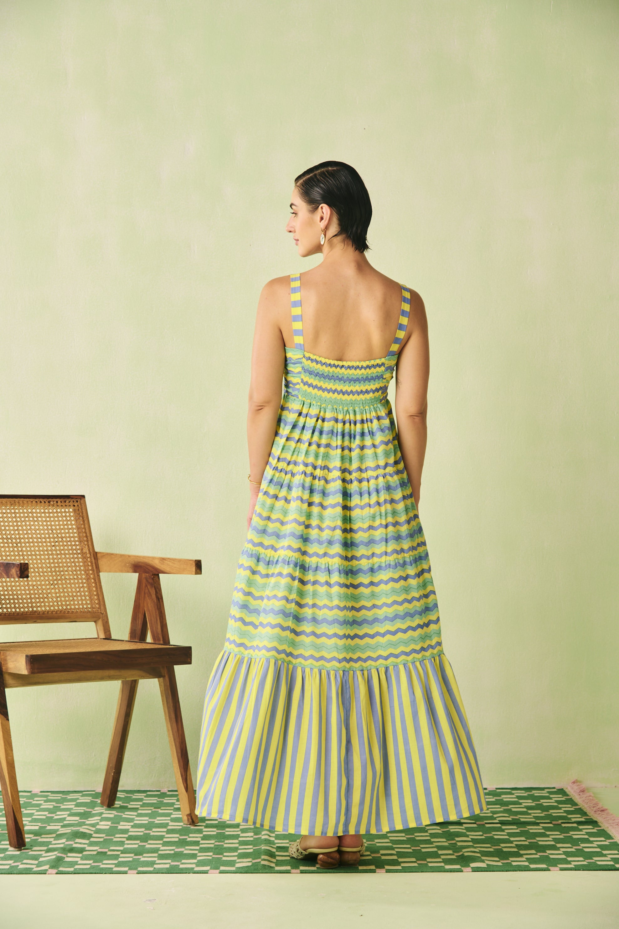 Square Neck Maxi Dress