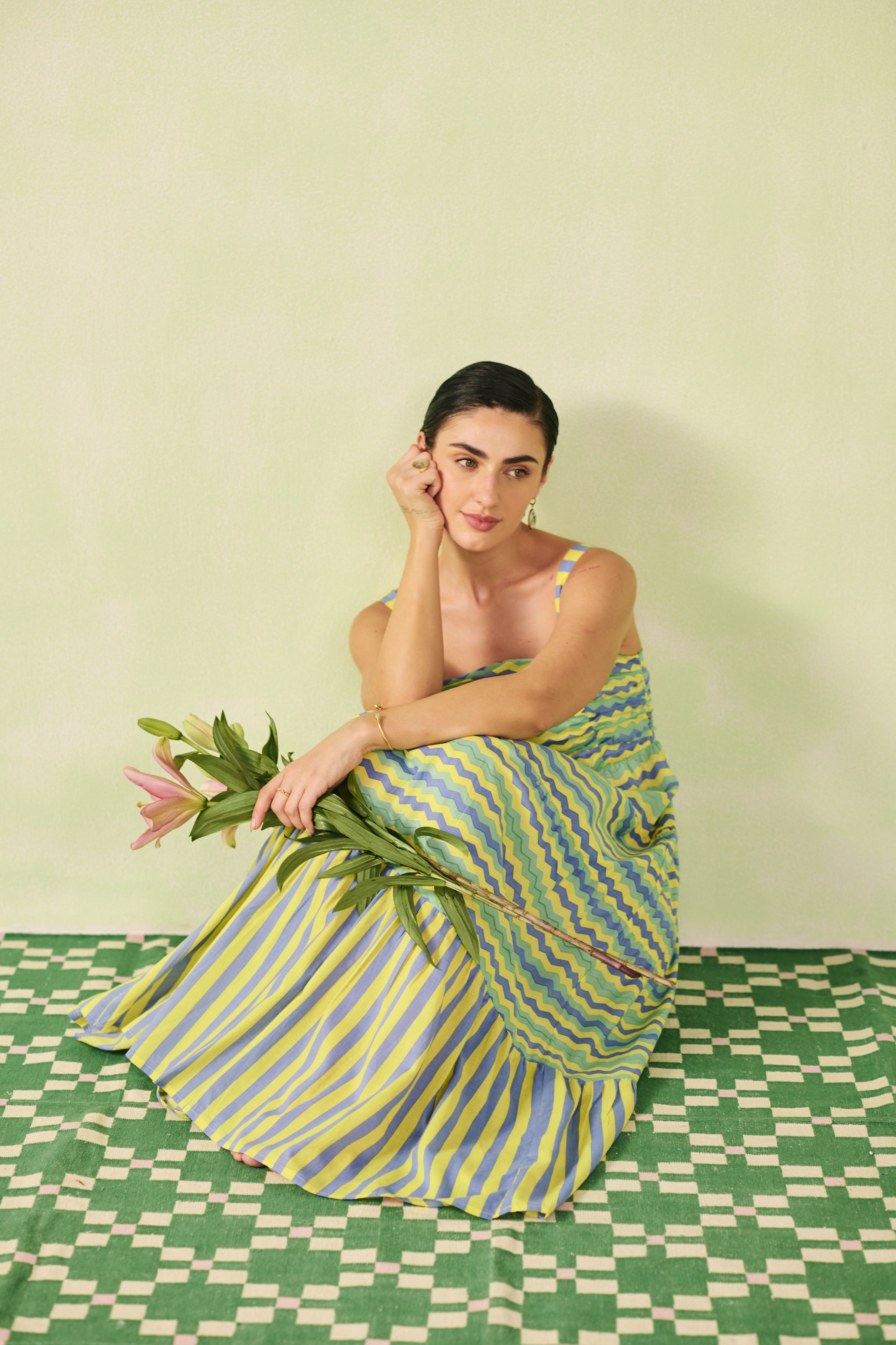 Square Neck Maxi Dress