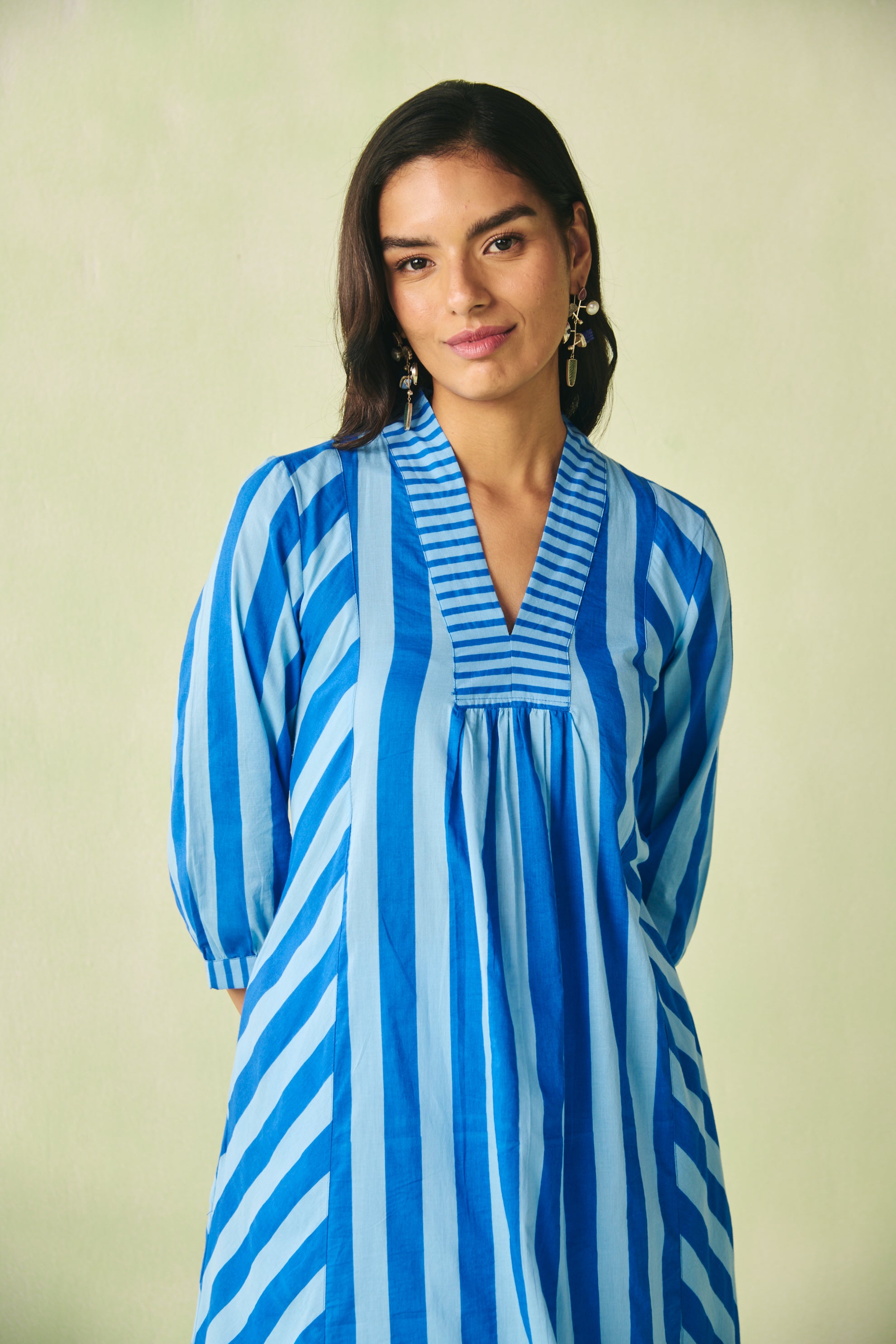 Striped Flared Kurta
