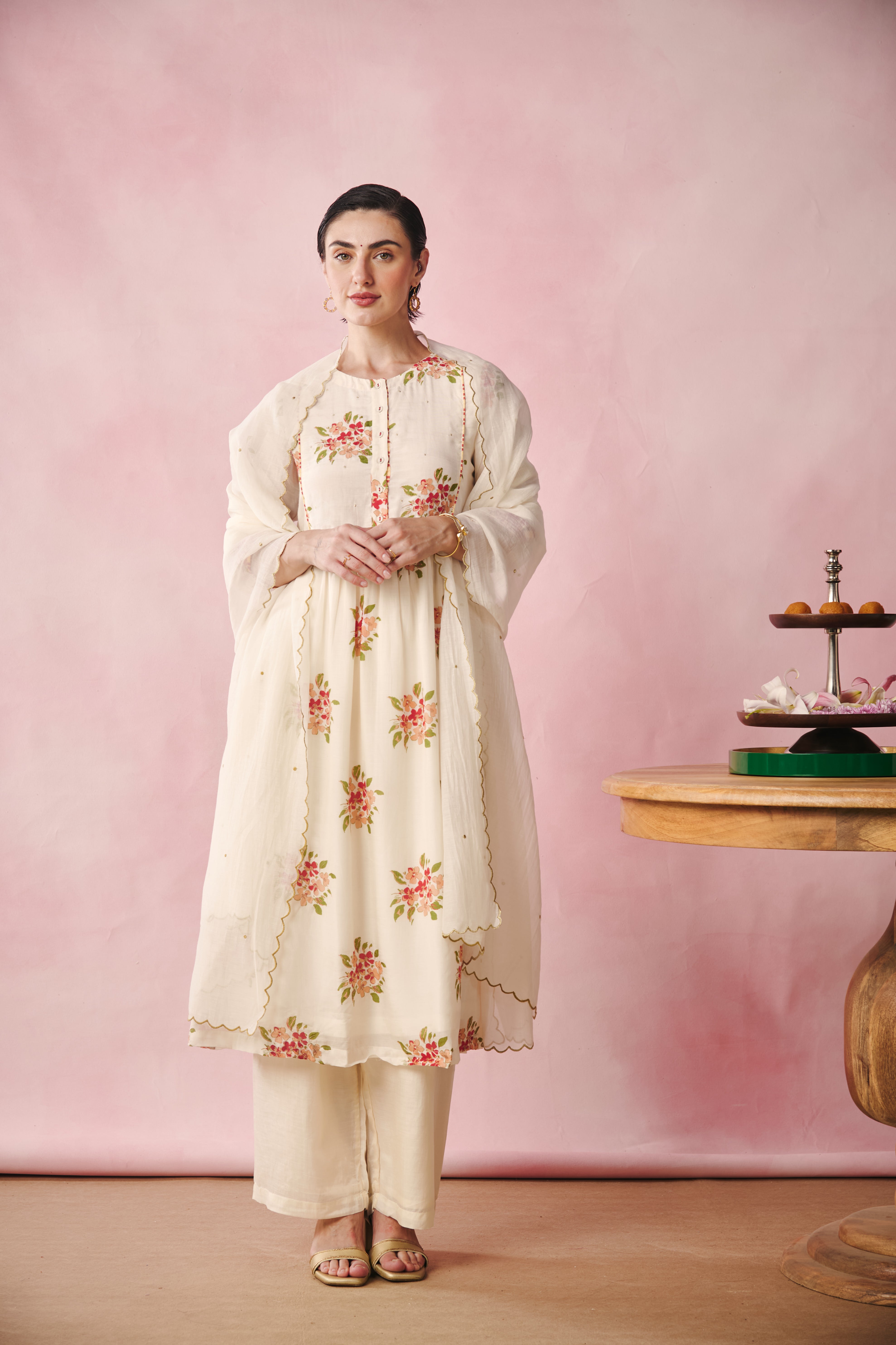 Kiara Kurta - Creme