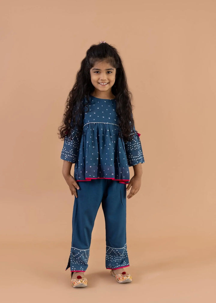 Blue Festive Co-Ord Set (2-12 Years)