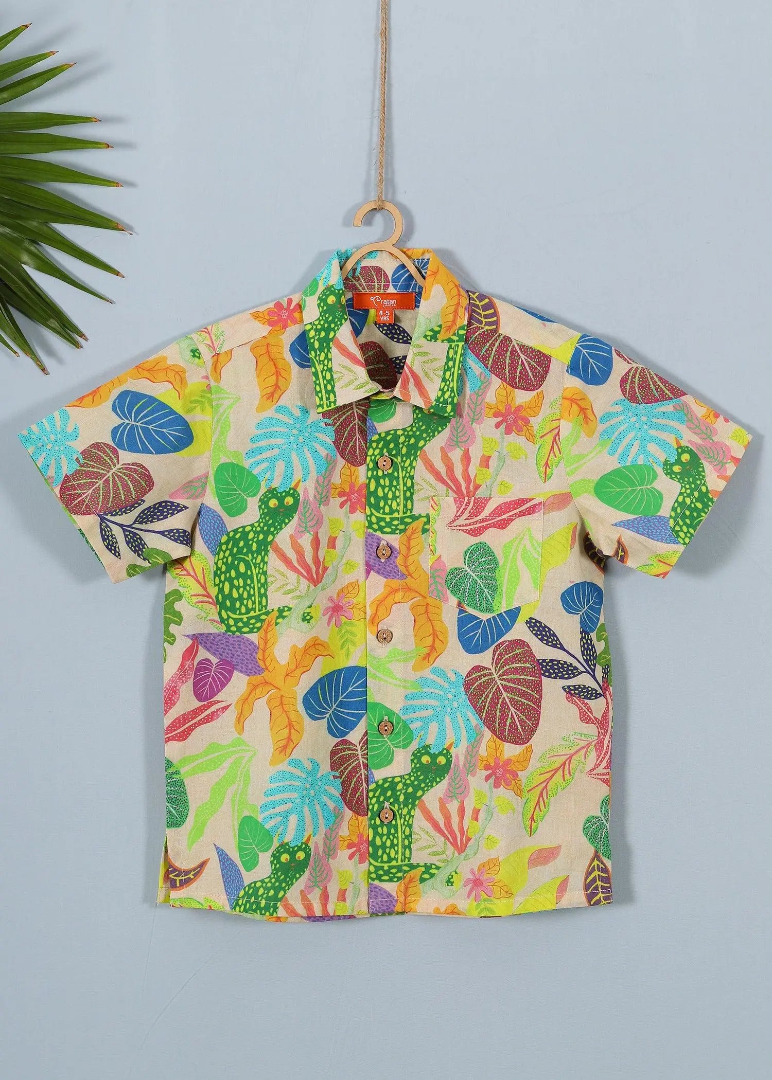 Beige Farm Rio Cotton Boys Shirt (2-12YRS)