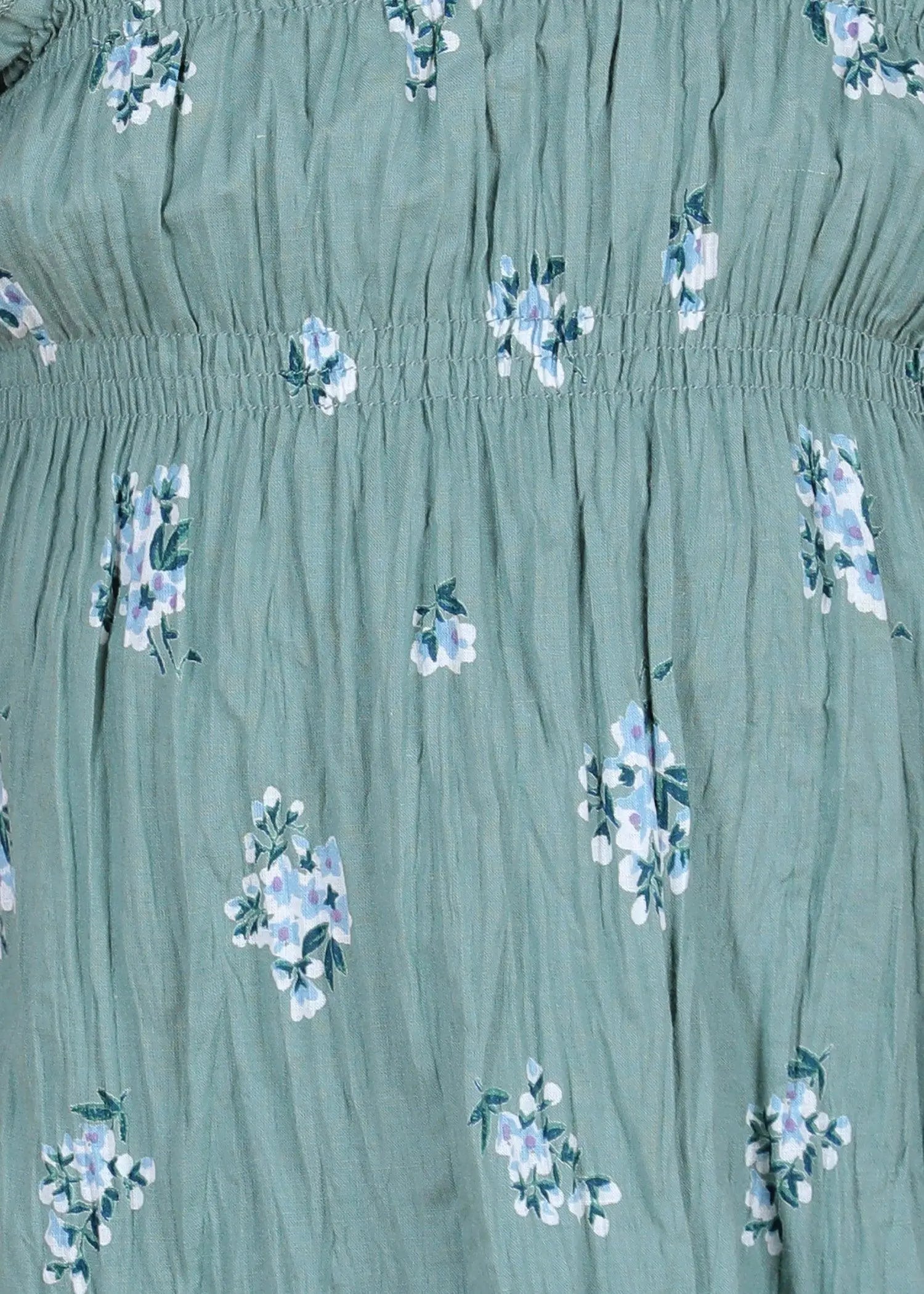 Lily Bunch Green Ira Cotton Top Girl (2-12 Years)