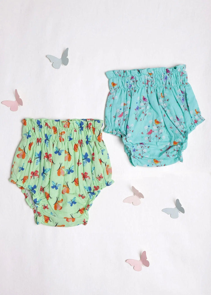 Bloomers Pack Of 2 Cotton Chidiya Butterfly (0-18 Months)