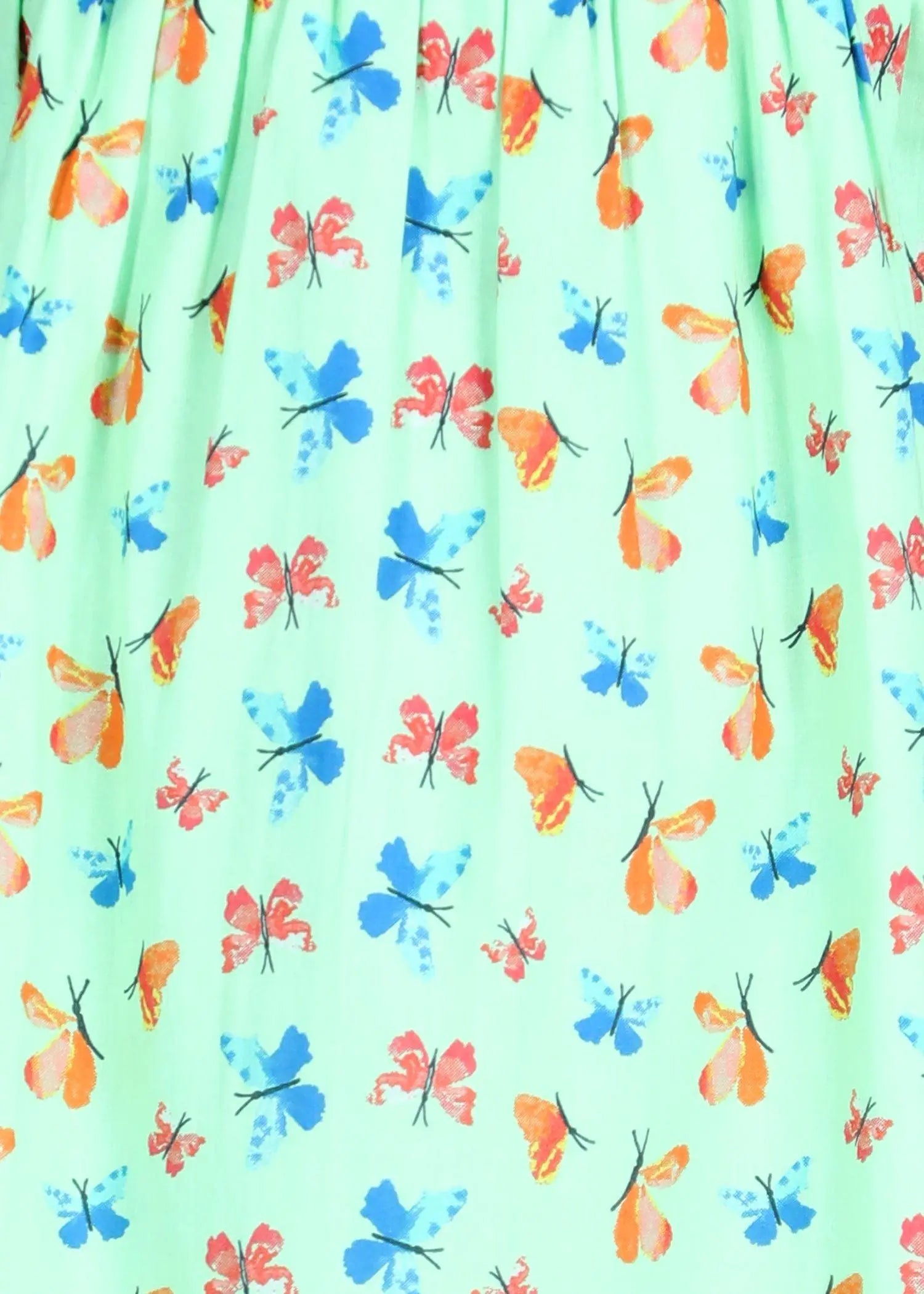 Twinkle Green Cotton Dress Butterfly (6 Months to 9 Yrs)