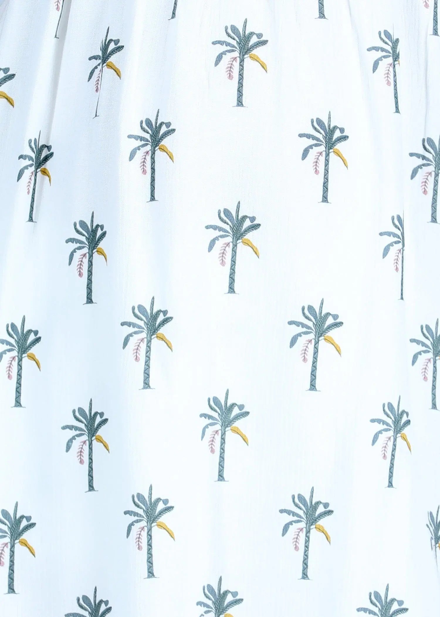 Ziva Palm White Dress Girl (6 months-9yrs)