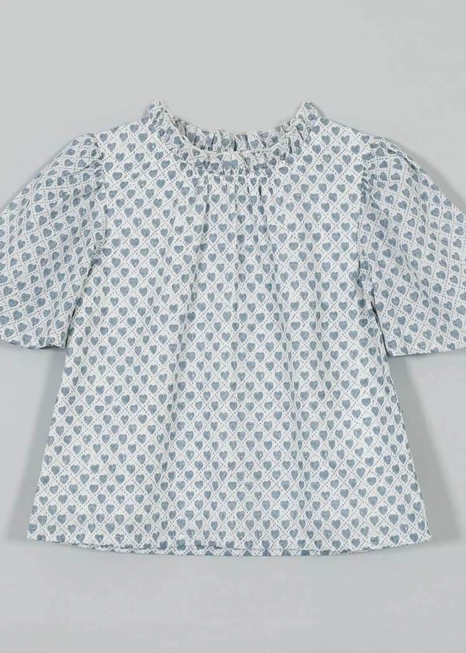 Glory White Cotton Crepe Top Girl (2-9 Years)