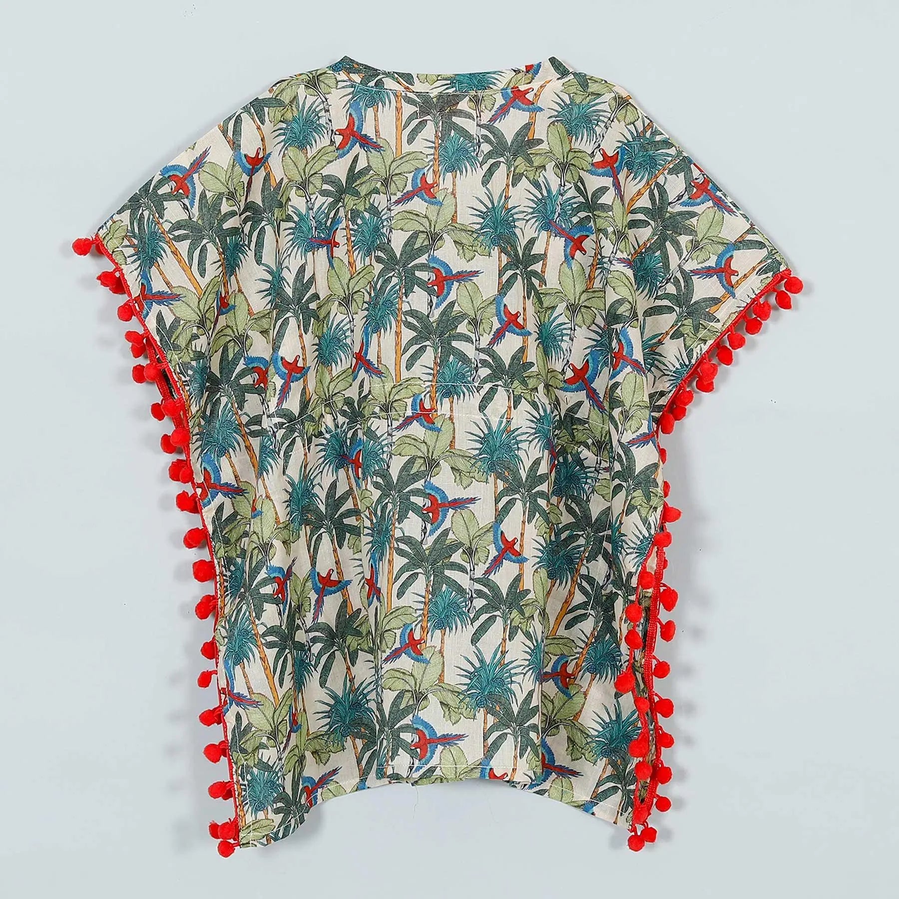 Havana Cream Cotton Kaftan Girl (2-14 Years)