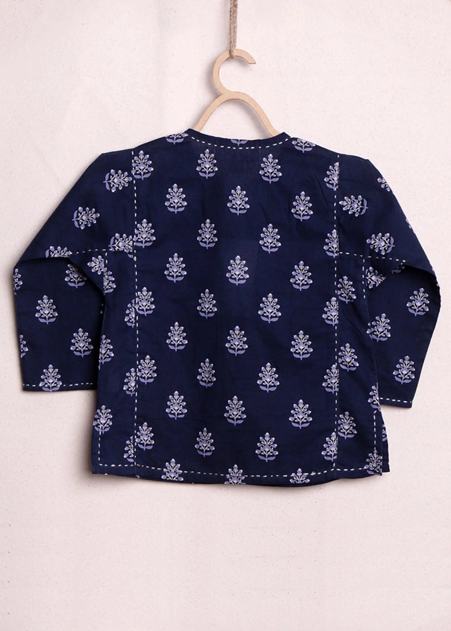 Blue Bell Navy Cotton Kurta Baby Boy (6 Months to 24 Months)