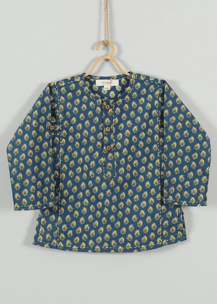 Indie Helia Yellow Cotton Kurta Baby Boy (6-24 months)