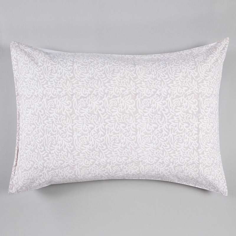 Ananya Jaal Grey Cotton Pillow Cover Set of 2