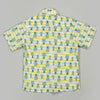 Pineapple Sips Blue Cotton Shirt Boy (2-11 Years)