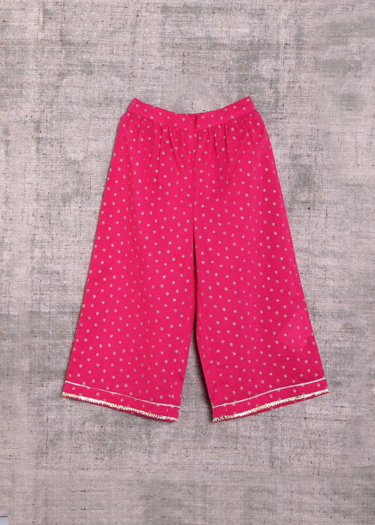 Yasmin Pink Suit Set Girl (2-12 Yers) (Set of 3)