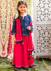 Hazel Blue Pink Lehanga Set Girls (2Years - 12Years)