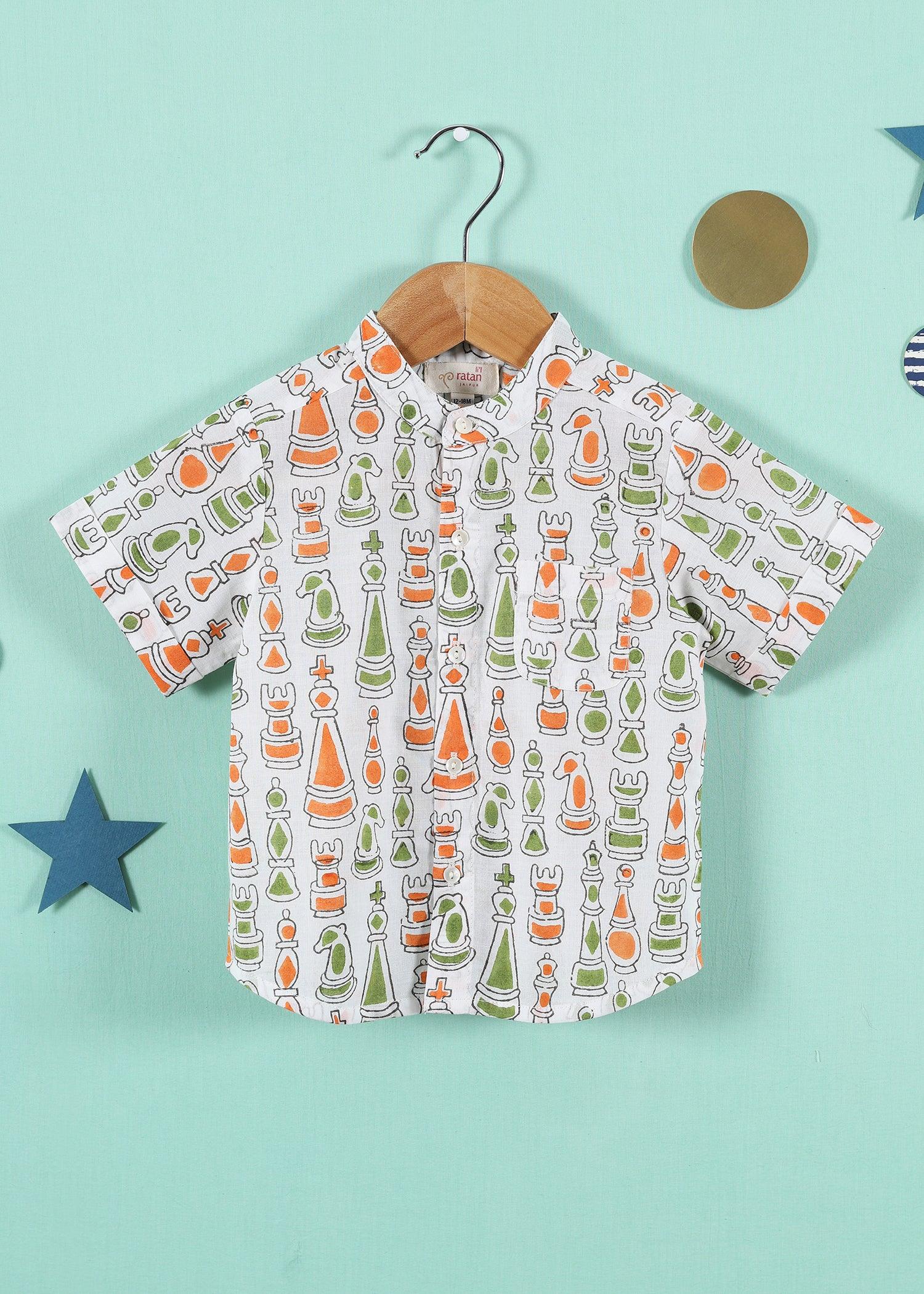  Cotton Harshit Baby Boy Shirt