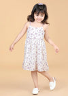 Creme Cotton Mehri Dress  Girls (6 Months -9 Yrs)