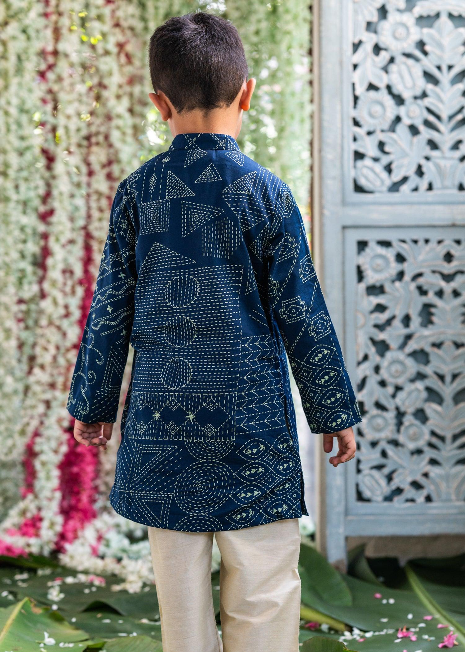Utsav Navy Kurta Boys (2 Years-14 Years)