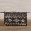 Buti Brown Quitlted Cotton Toilet Bag