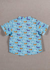 Daschound Sky Blue Cotton Harshit Shirt (6-24 Months)