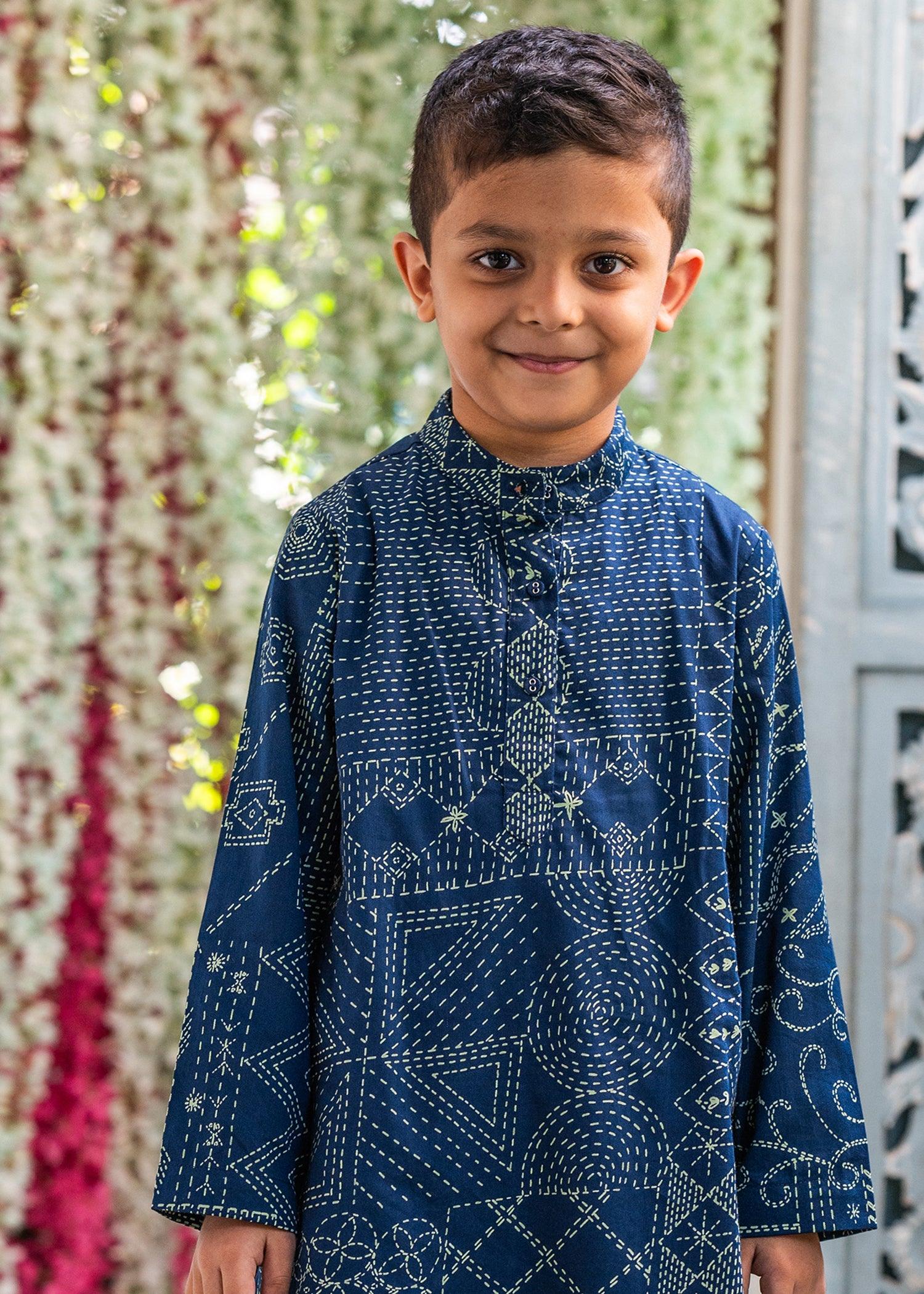 Utsav Navy Kurta Boys (2 Years-14 Years)