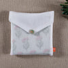 Flower Green Cotton Coaster (Set Of 4)