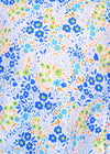 Flower Bed Blue Cotton Noor Top Girls  (2-12 Years)