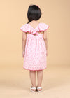 Dilly Pink Cotton Cross Back Dress Girls (6 Months- 9 Yrs)