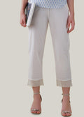 White Regular Cotton Prithvi Pant