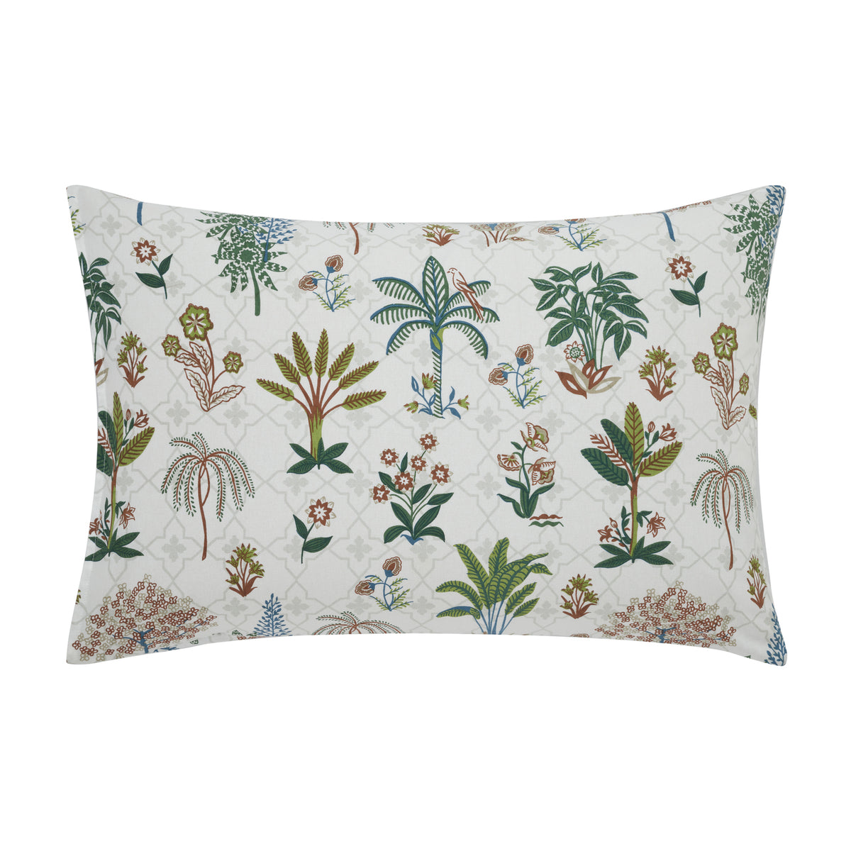 Herbaceous Garden Pillow Cover-Green