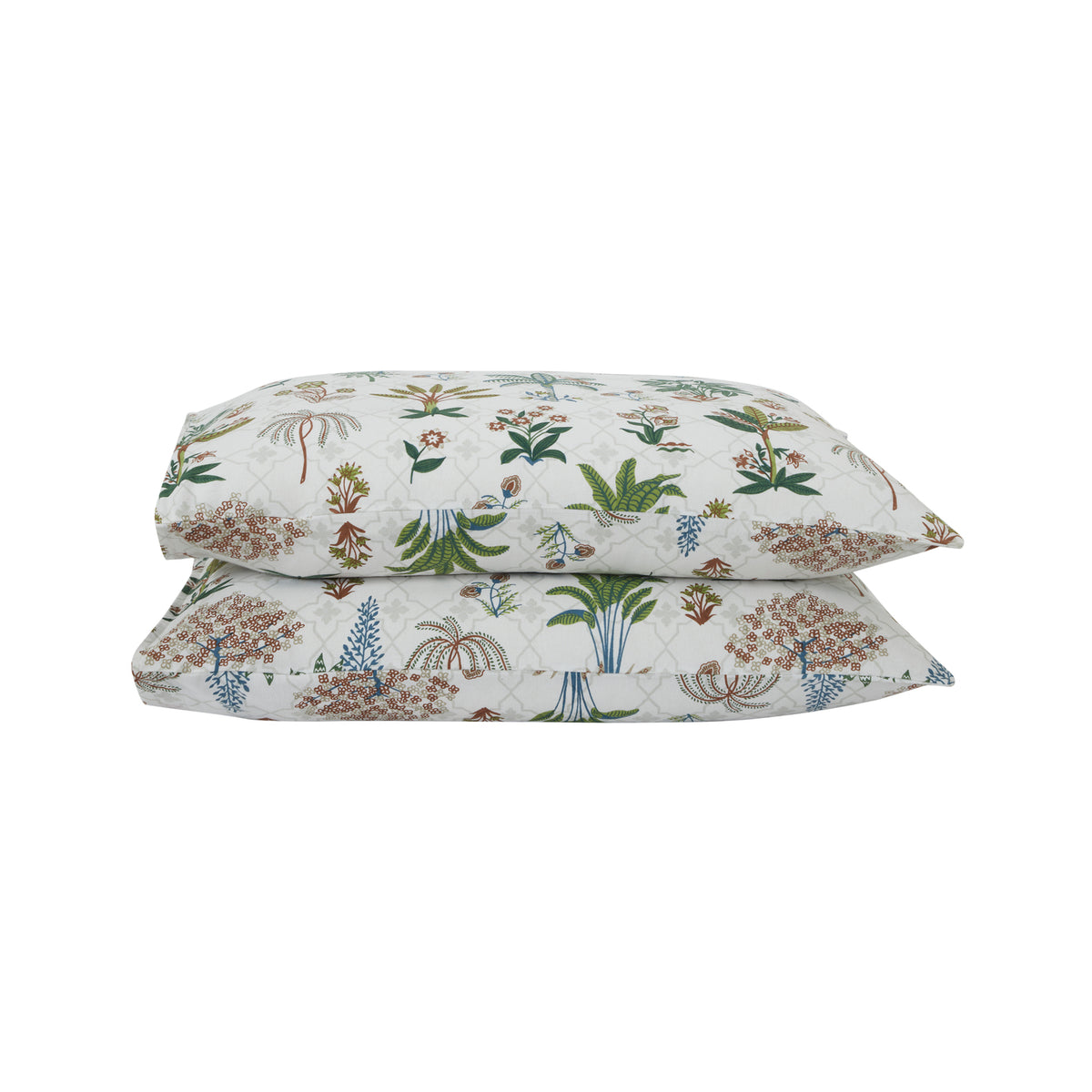 Herbaceous Garden Pillow Cover-Green