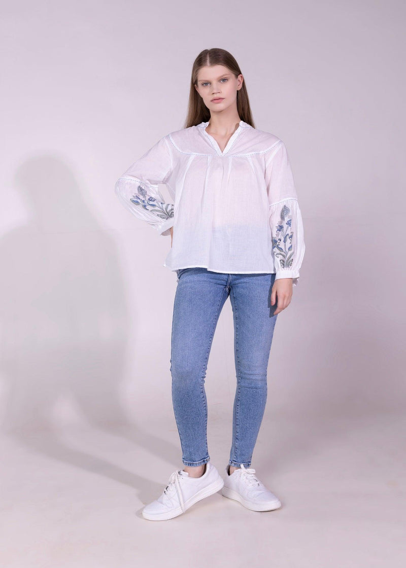 Bishop Sleeve Top