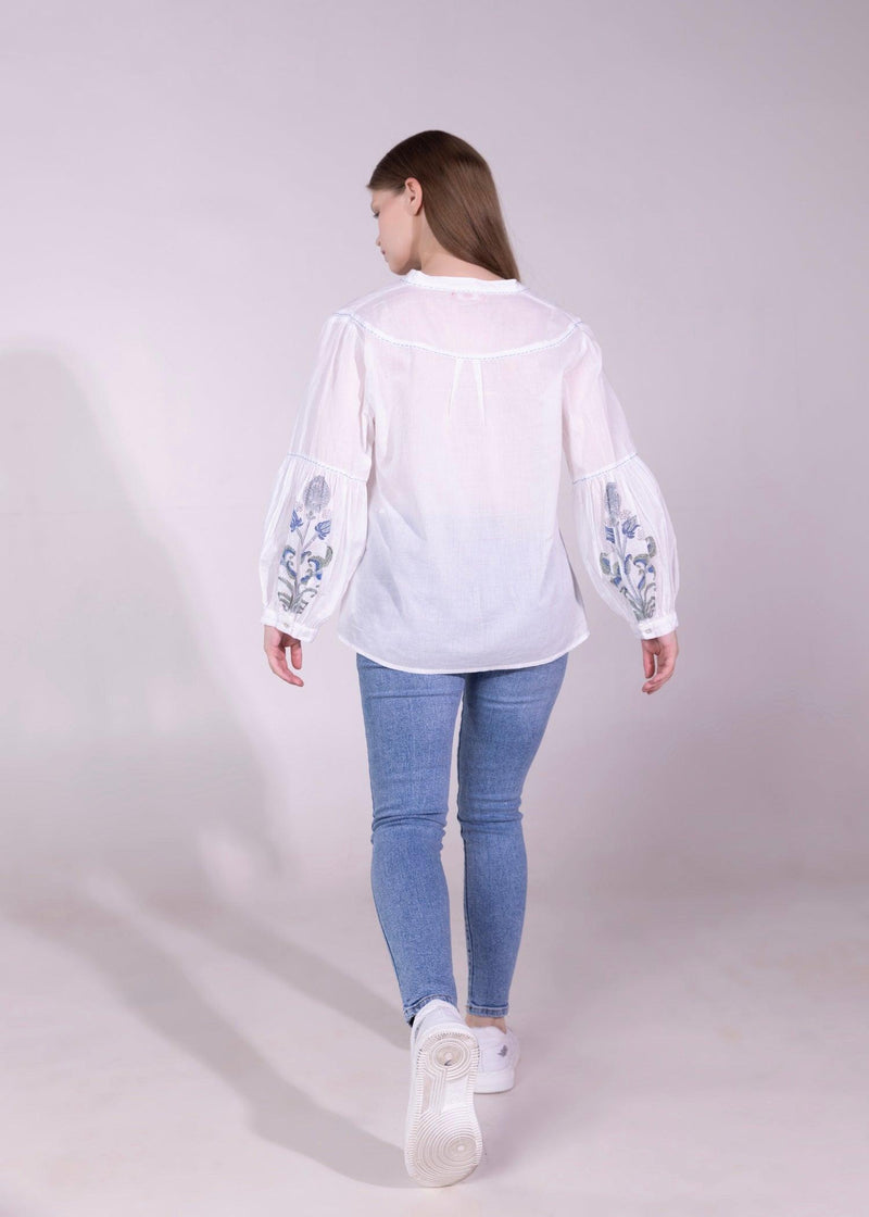 Bishop Sleeve Top