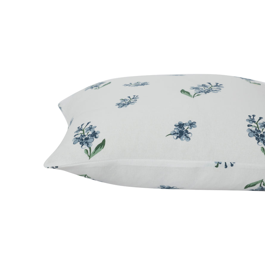 Hyderangeas Cotton Cushion Cover – Blue/Green
