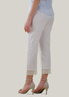 White Regular Cotton Prithvi Pant