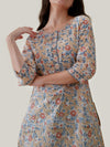 Peach Regular Cotton Upasana Kurta
