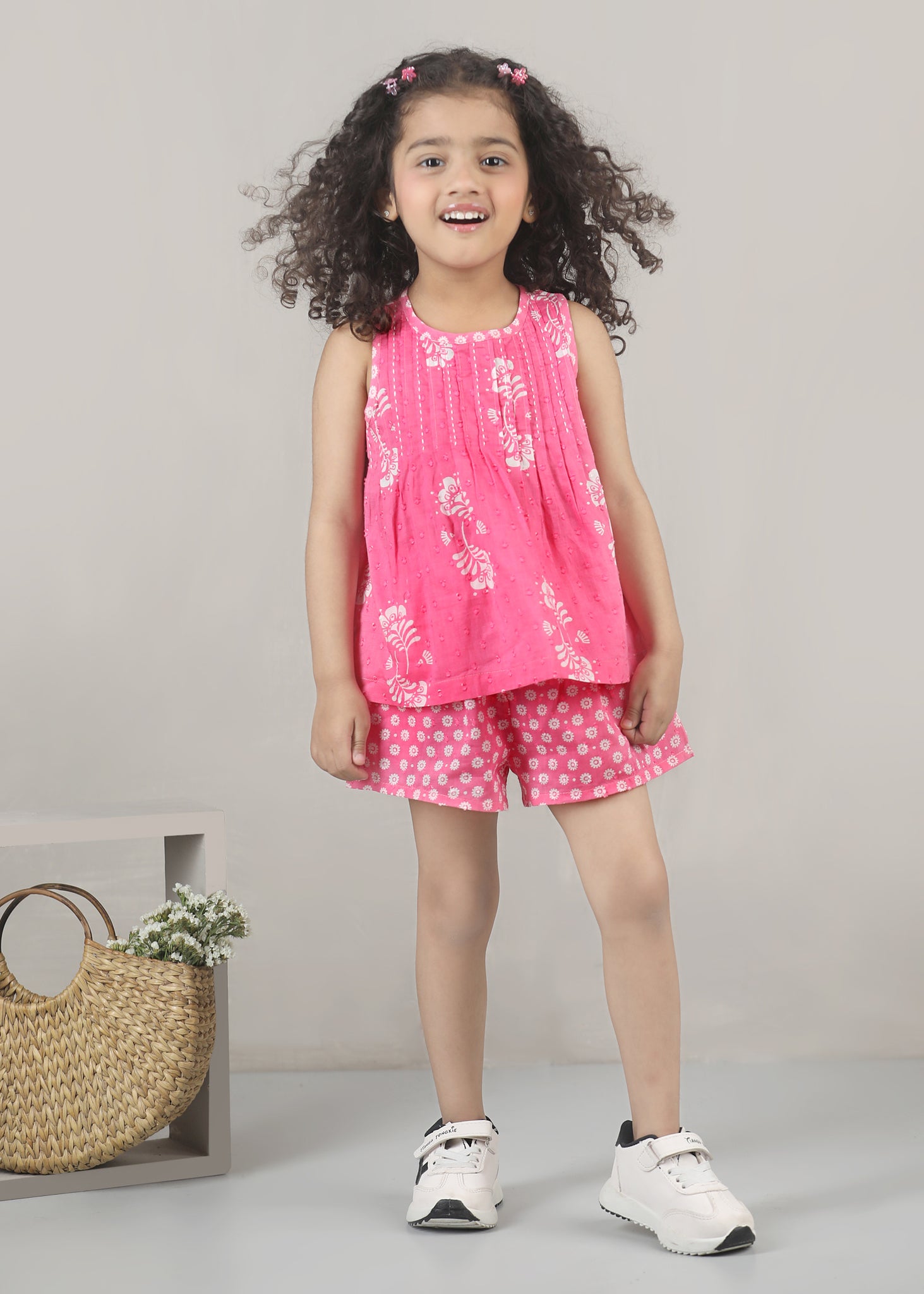 Snooze Cotton Shorts – Pink (2–12 Yrs)